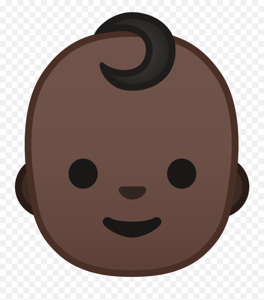 Baby Emoji With Dark Skin Tone Meaning - Dark Skin Baby Clipart,Black Baby Emoji