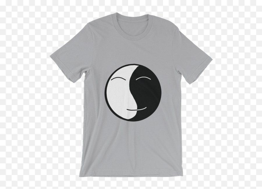 Yin Yang Smiley 2 Unisex T - Id Tap That Shirt Emoji,Yin Yang And Moon Emoticon