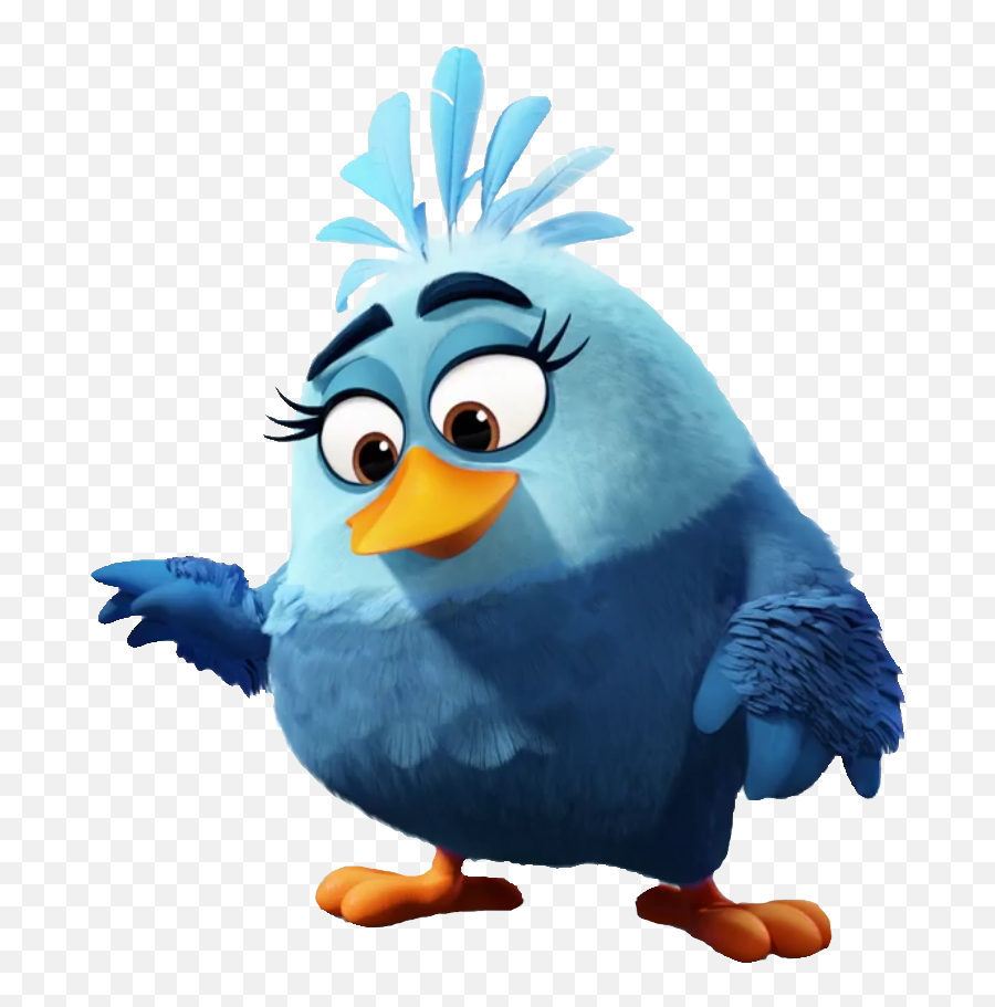 Angry Birds Blues Mom Olive Angry Birds Angry Bird - Blue Angry Bird Emoji,Leonard's Mom Shows Emotion