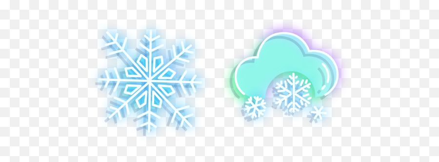 Neon Snowflakes Cursor Custom Cursor Wiki Fandom Emoji,Snowflake Emoji