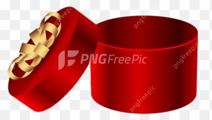 Open Round Gift Box Ribbon Png Clipart - Image Vector Emoji,Open Box Emoji