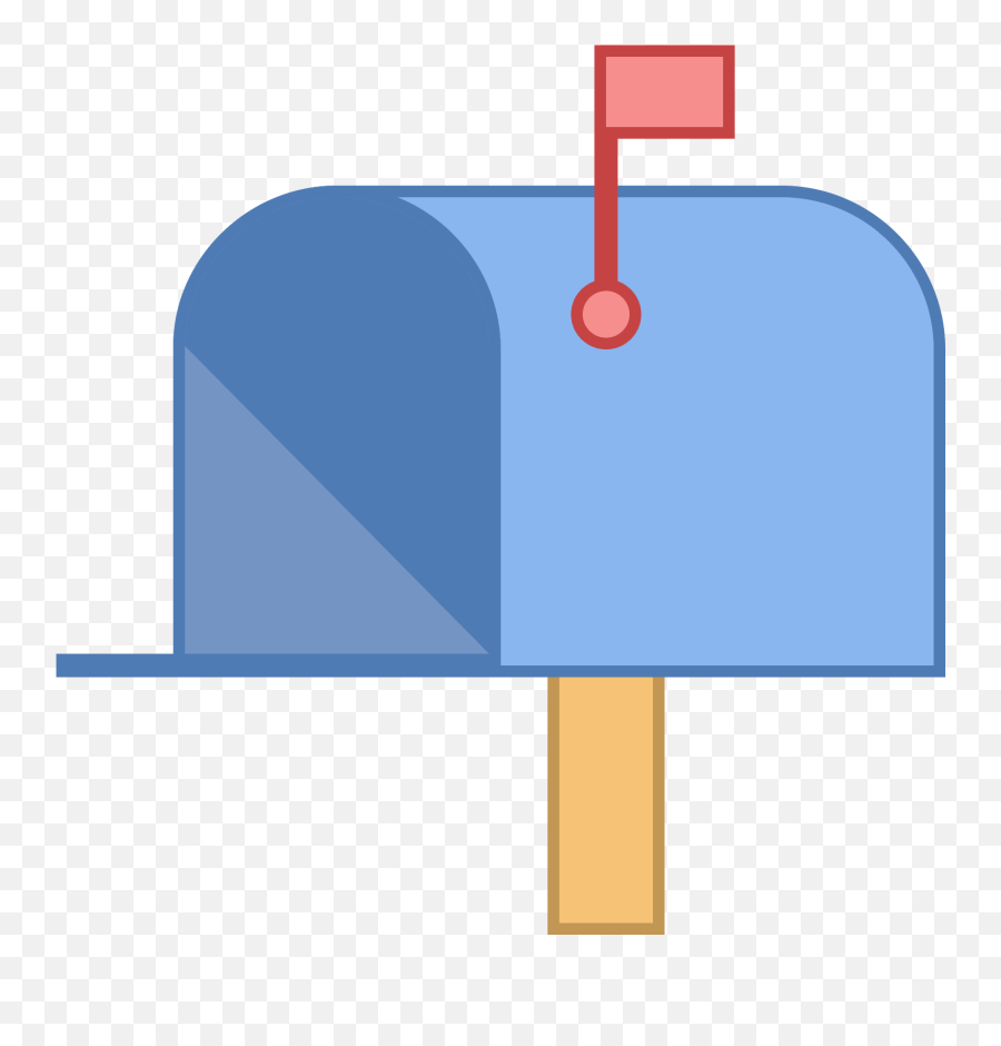 Mailbox Clipart Up Flag Mailbox Up Flag Transparent Free - Mailbox With Flag Up Emoji,Mailbox Emoji