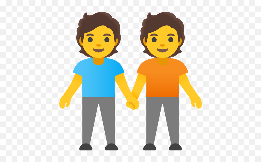 People Holding Hands Emoji - Boy Standing Emoji,Hands Emoji Meaning