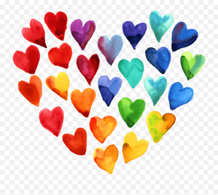 Heart Hert Love Liebe Loveyou Sticker - Watercolor Heart Stickers Emoji,Hert Emoji