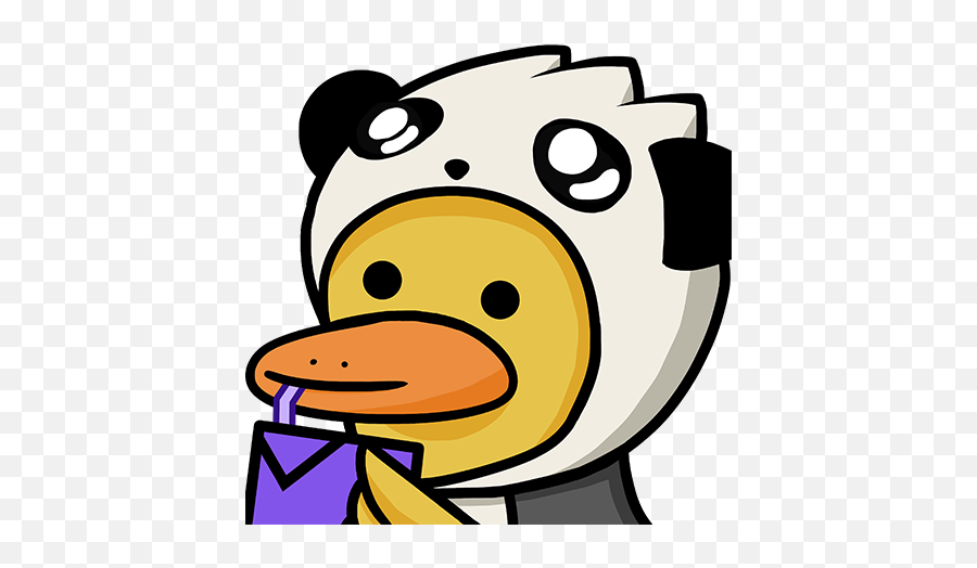 Duckpanda - Panda Emoji Discord Pack,Duck Emoji