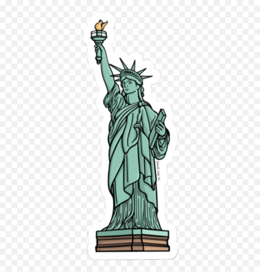 Largest Collection Of Free - Toedit Newyork Stickers Estatua De La Libertad Sticker Emoji,Statue Liberty And Newspaper Emoji