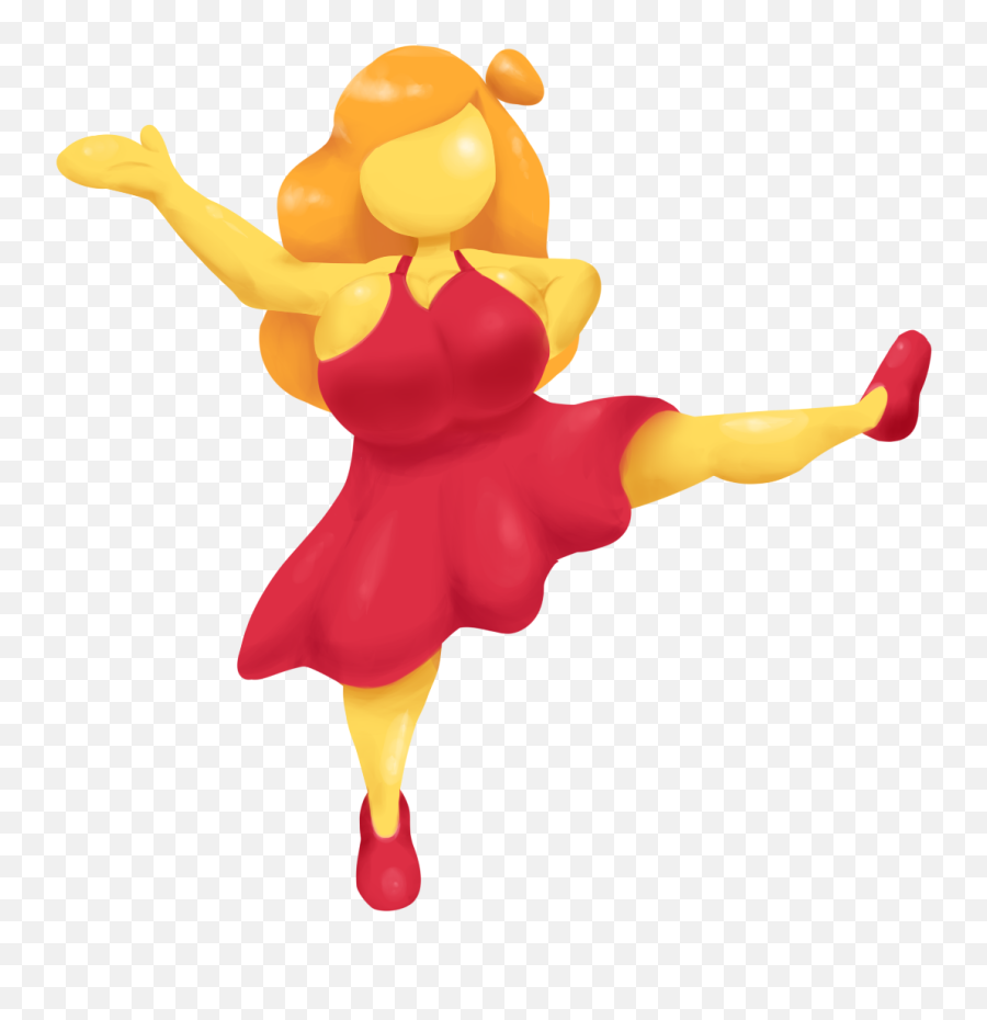 Dancer Emoji - Can Can Dancer Emoji,Dance Emoji