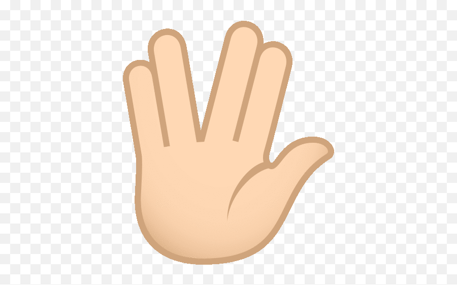 Vulcan Salute Joypixels Gif - Vulcansalute Joypixels Sign Language Emoji,Facebook Star Trek Emojis