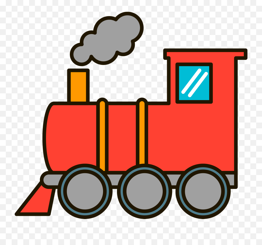 Steam Locomotive Clipart - Dot Emoji,Steam Leprechaun Emoji