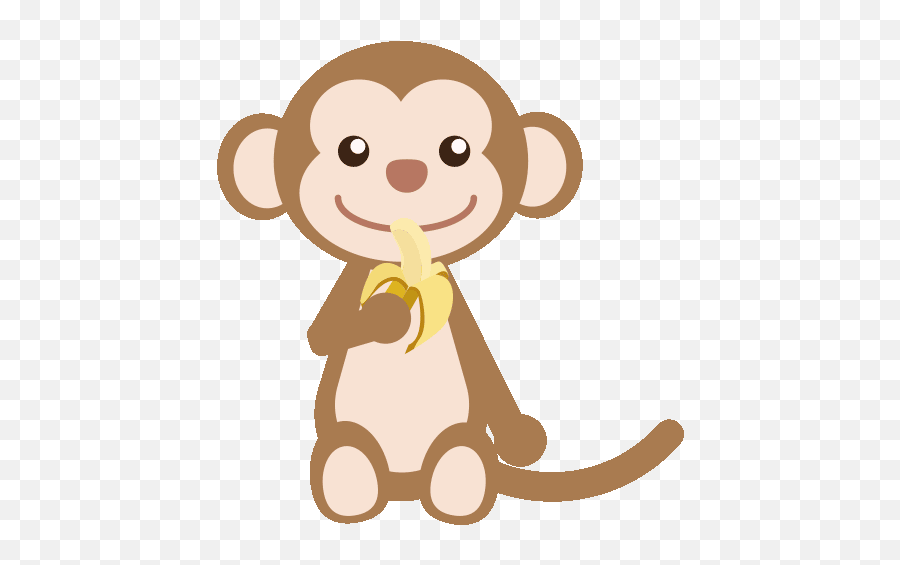 May 2017 - Transparent Cartoon Monkey Gif Emoji,Movers Emoticon Animated Gif