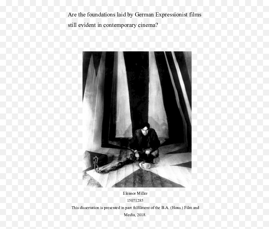 German Expressionist Films - Photo Caption Emoji,Expressionism Dark Emotions