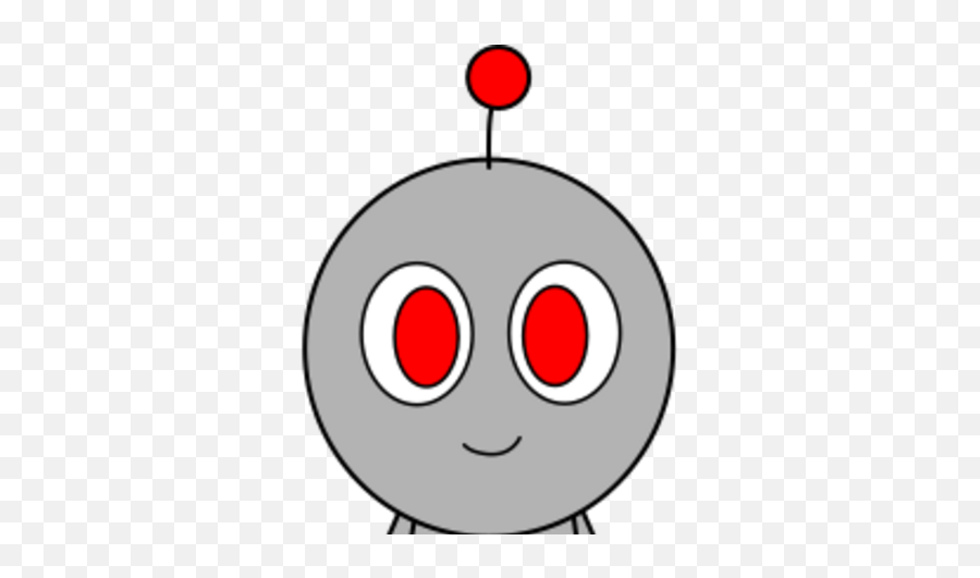 Robert The Robot - Dot Emoji,Robot Emoticon Transparent
