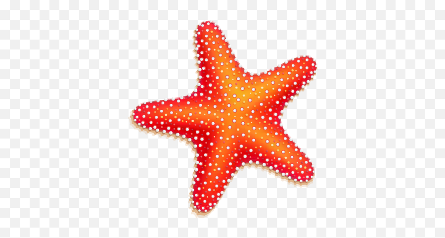 Star - Orange Starfish Clipart Emoji,Deviant Art Starfish Emoticon