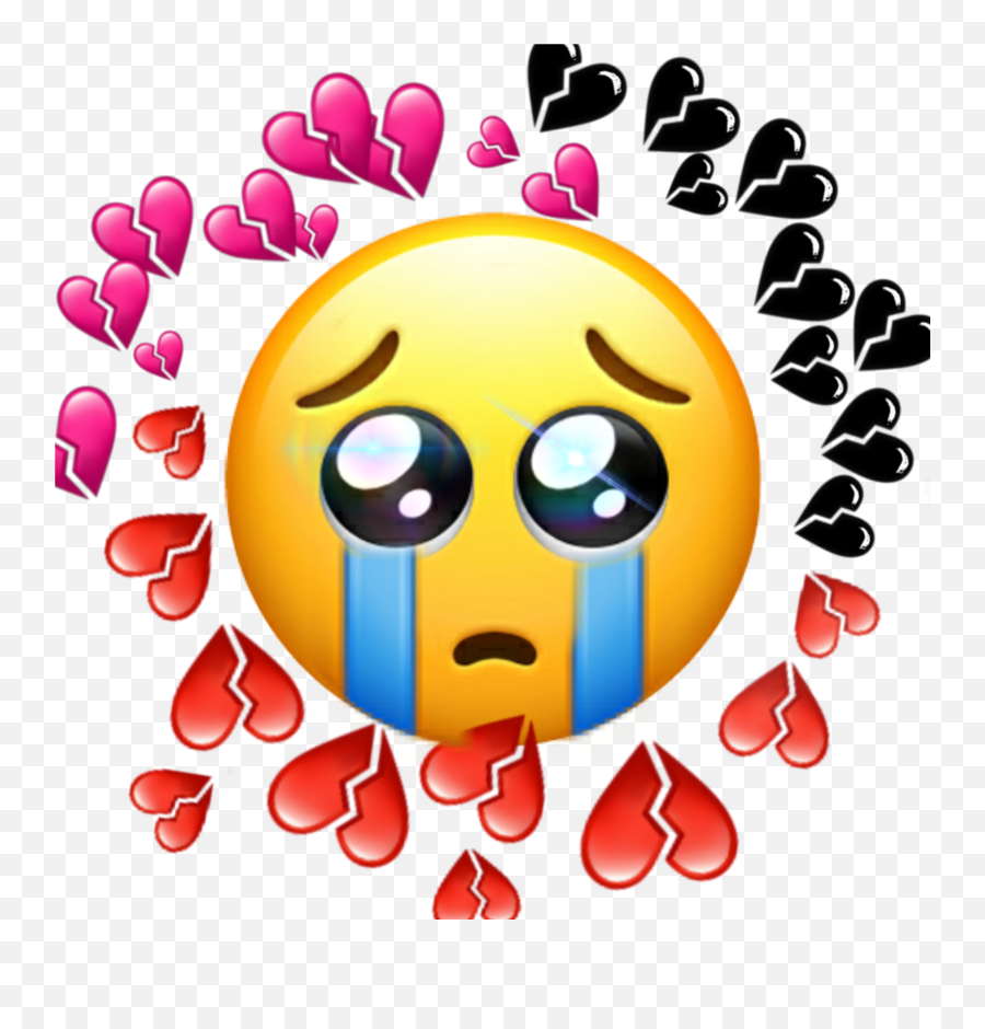 Crying Emoji Aesthetic Sticker - Awe Emoji,Crying Emoji