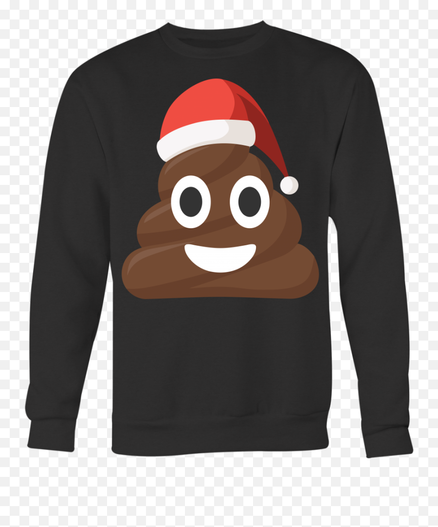Funny Christmas Poop Emoji Santa Hat - Christmas Sweater Dragon Ball,Santa Body Emoji Png