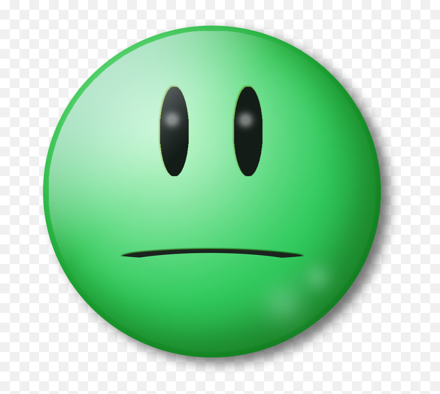 Bored - Green Indifferent Face Emoji,Adults Emoji