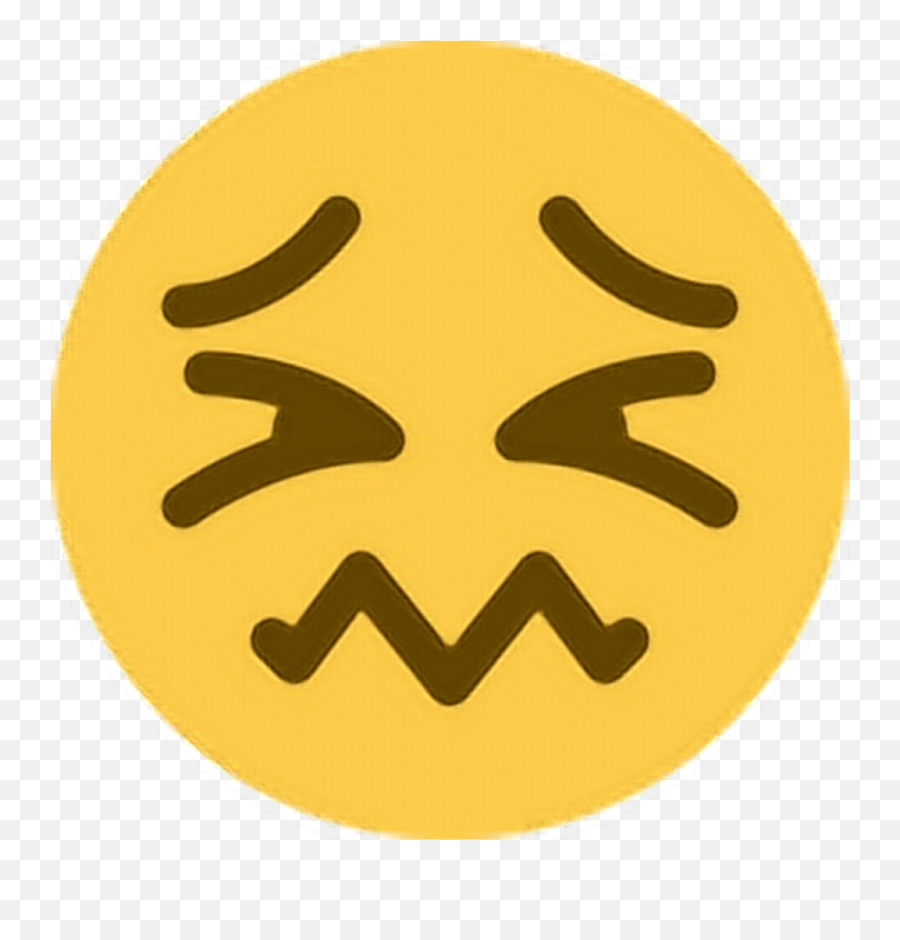 Download Ew Digust Unhappy Upset Tired Sleepy Squint Emoji - Confounded Emoji Png,Tired Emoji