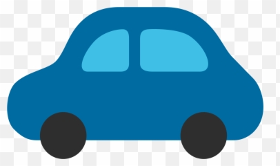 Automobile Emoji - Car Emoji Transparent Background,Blue Car Emoji