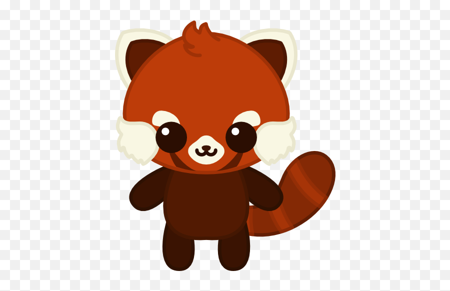 Red Panda - Cute Cartoon Red Panda Emoji,Red Panda Emoji