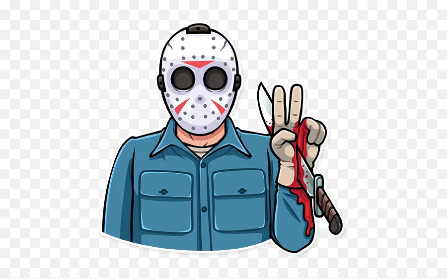 Telegram Sticker - Jason Friday 13 Sticker Emoji,Jason Friday The 13th Emoji