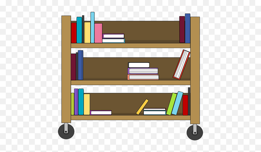 Book Clip Art - Book Images Transparent Book Cart Clipart Emoji,Libraryclipart.com Emojis