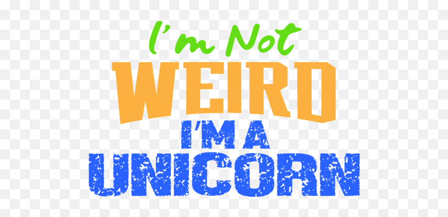 Im Not Weird Im A Unicorn Spiral Notebook - Language Emoji,Unicorn Emoji Pages