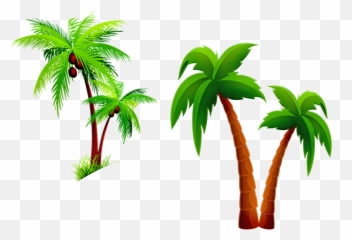 Free Photo Two Palms Holiday Cartoon - Clipart Palm Png Tree Emoji,What Do Three Palm Tree Emojis