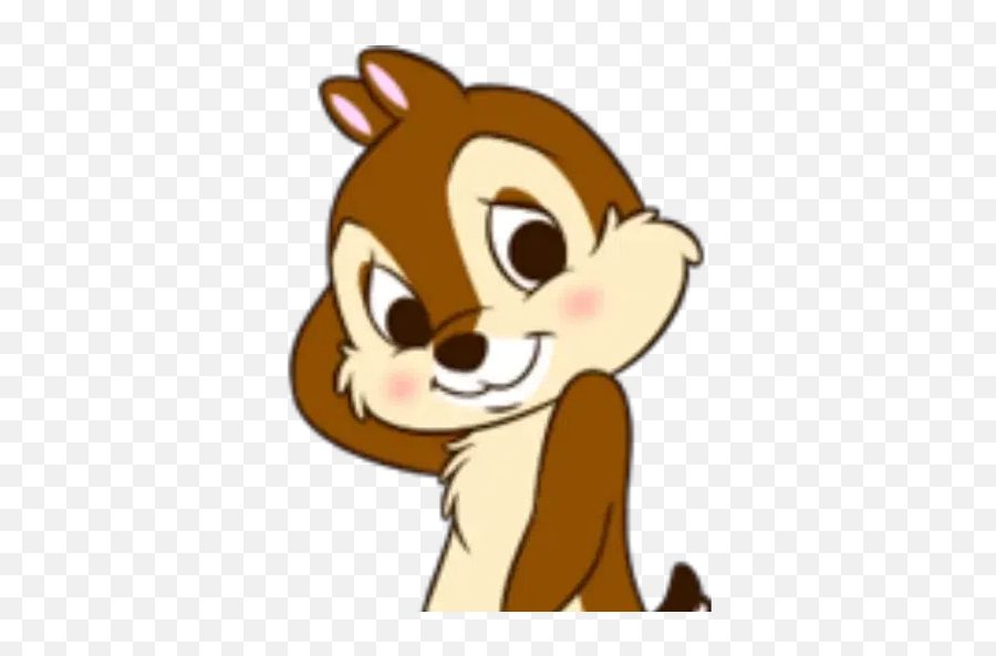 Chipndale1 Whatsapp Stickers - Stickers Cloud Emoji,Chipmunk Emoji Apple