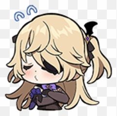 Sticker Maker - Fischl Fischl Genshin Sticker Emoji,Istar Fgo Emoji