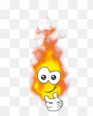 Burnie - Austroflamm Happy Emoji,Blue Flame Emoticon