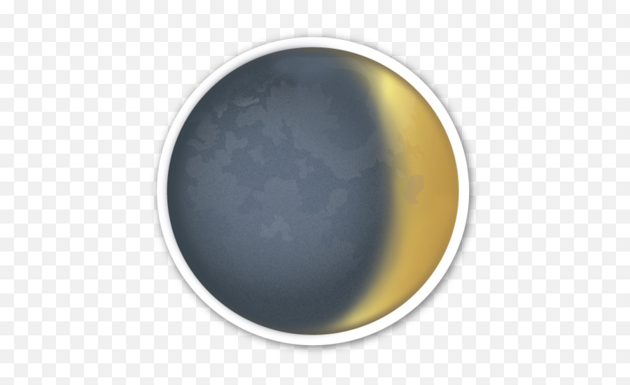 Waxing Crescent Moon Symbol - Icon Emoji,Waxing Emojis Pictures