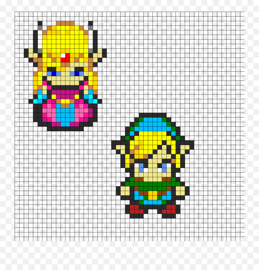 Zelda Kandi Patterns Zelda Pony Bead Patterns Patterns - Zelda Cross Stitch Pattern Emoji,Legend Of Zelda Emoji