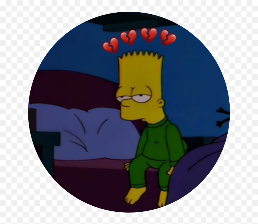 Download Wallpaper Hd For Free And Use - Depression Cartoon Emoji,Bart Simpson With Broken Heart Emojis