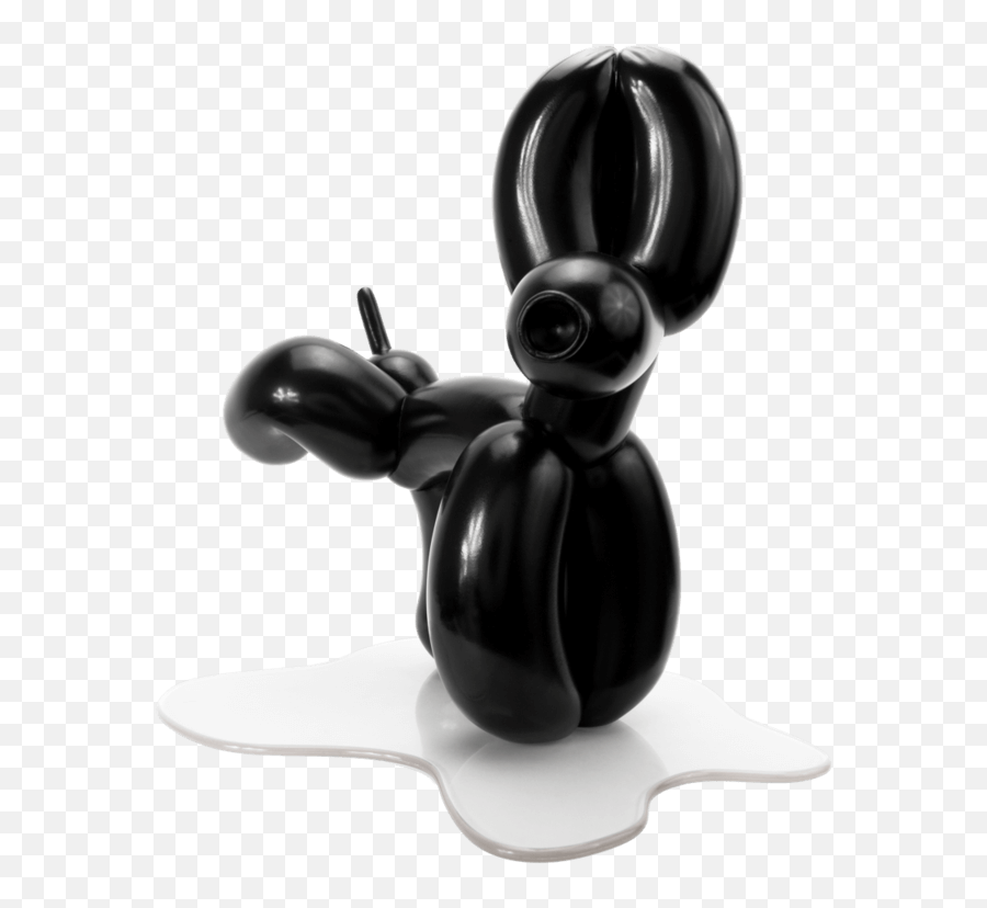 Peepek The Peeing Balloon Dog Black - Art Toys Emoji,Peeing Emoji