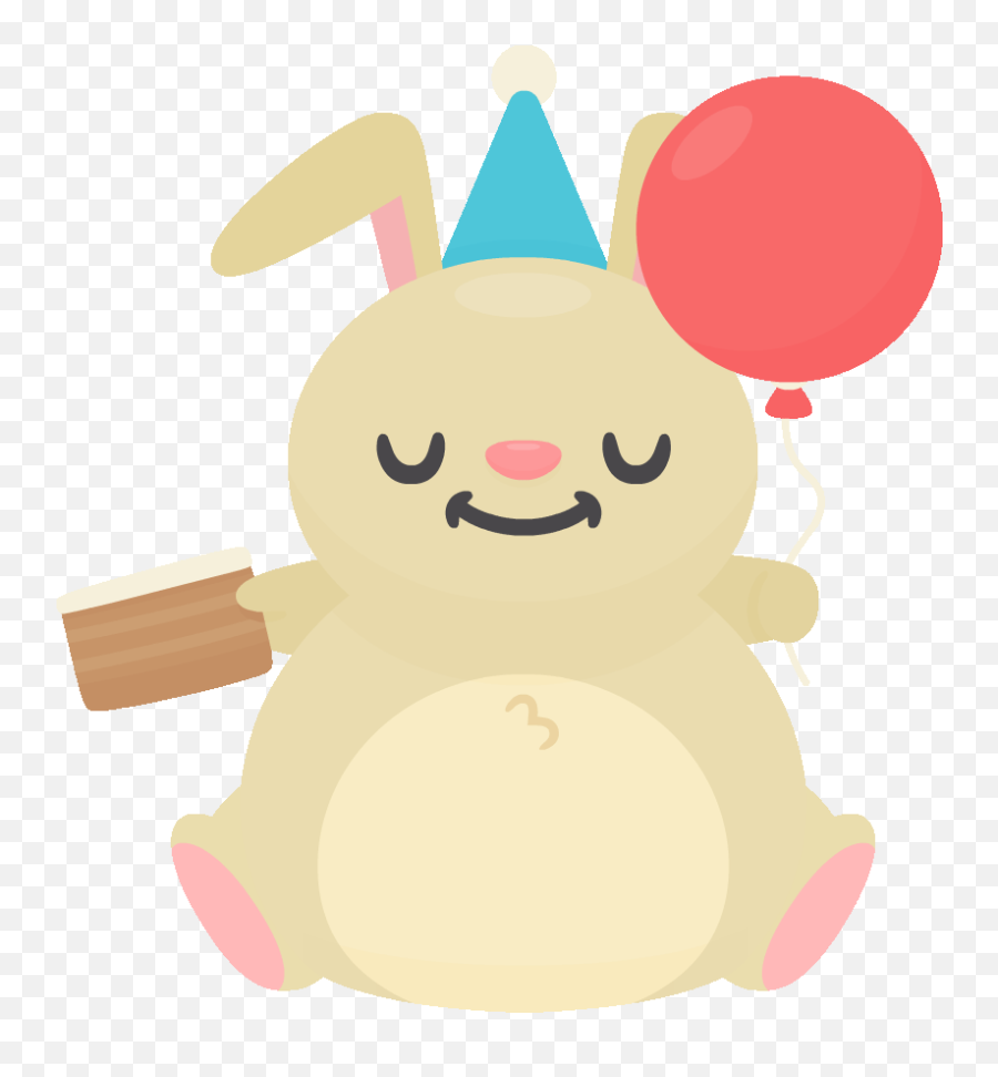 Top Bunny Cake Stickers For Android Ios Gfycat Animated - Happy Emoji,Celebration Emoji