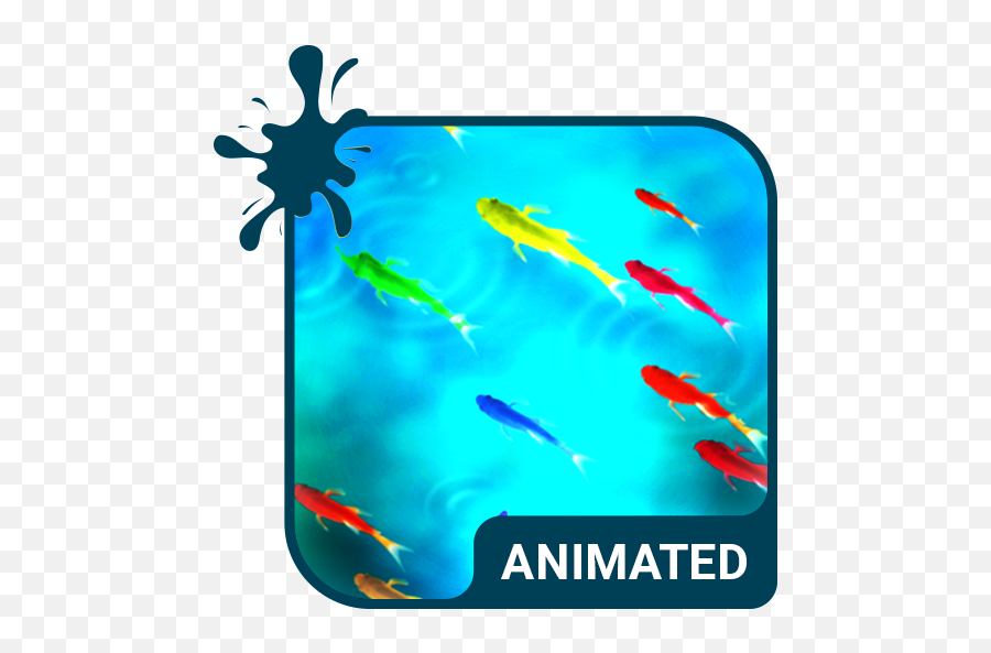 Colorful Fish Animated Keyboard Live Wallpaper - Apps On Emoji,Paja Emoji