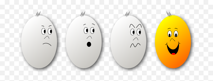 Anthropomorphic Eggs - Openclipart Emoji,Sunday Emoticon