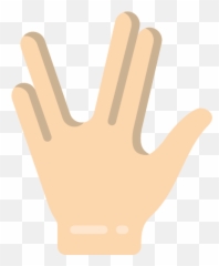 Vulcan Salute - Free Entertainment Icons Emoji,Salute Emoji