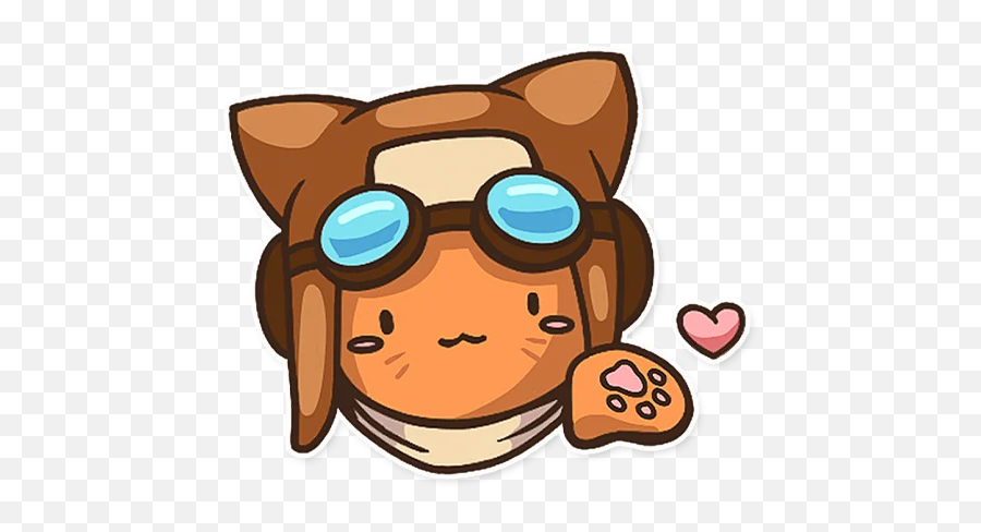 Telegram Sticker From Kotpilot Pack Emoji,Pilot Emoji