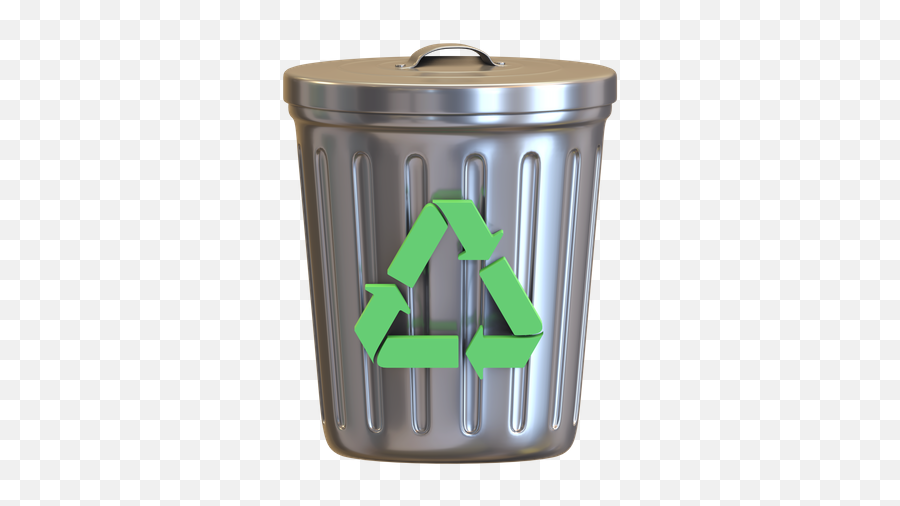 Premium Recycle Bin 3d Illustration Download In Png Obj Or Emoji,Trash Can Emoji