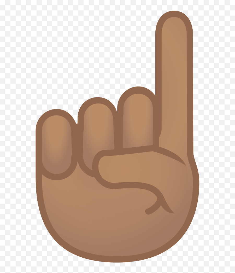 Index Pointing Up Medium Skin Tone - Black Finger Pointing Up Emoji,Pointing Emoticons