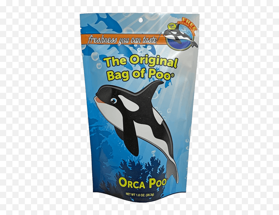 The Original Bag Of Poo - Orca Candy Emoji,Killer Whale Emoji