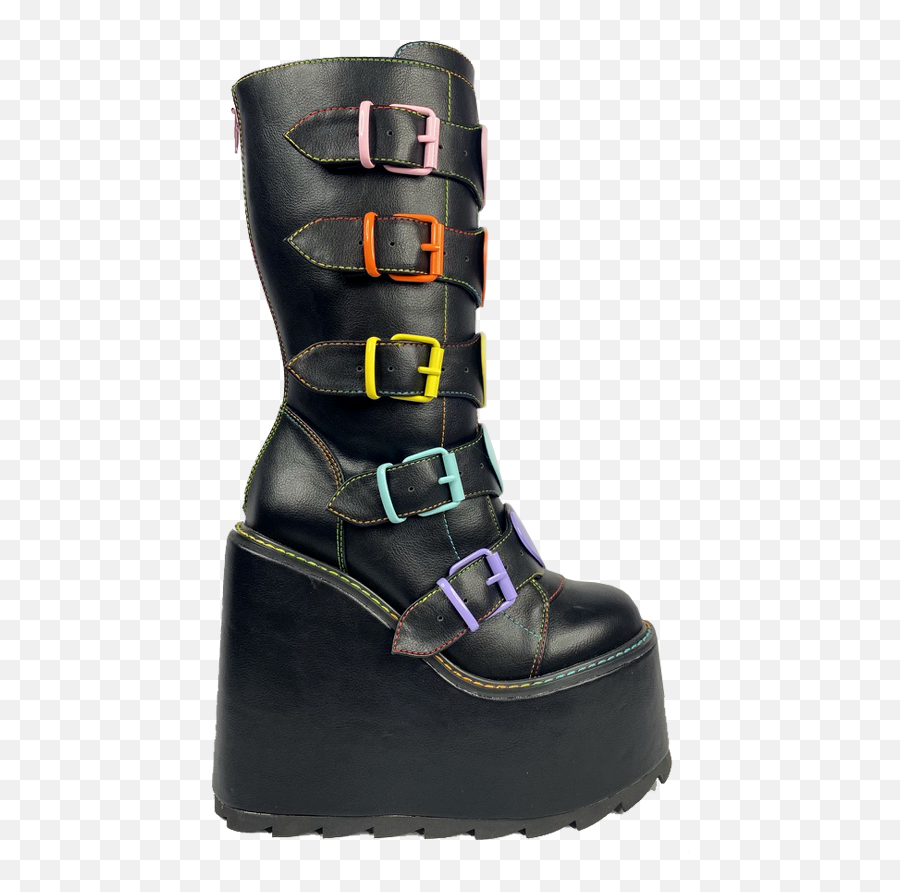 Yru Shoes Official Website Kawaii Boutique U0026 Rave Shoes - Dune Rainbow Boots Emoji,Black Emoji Shoes