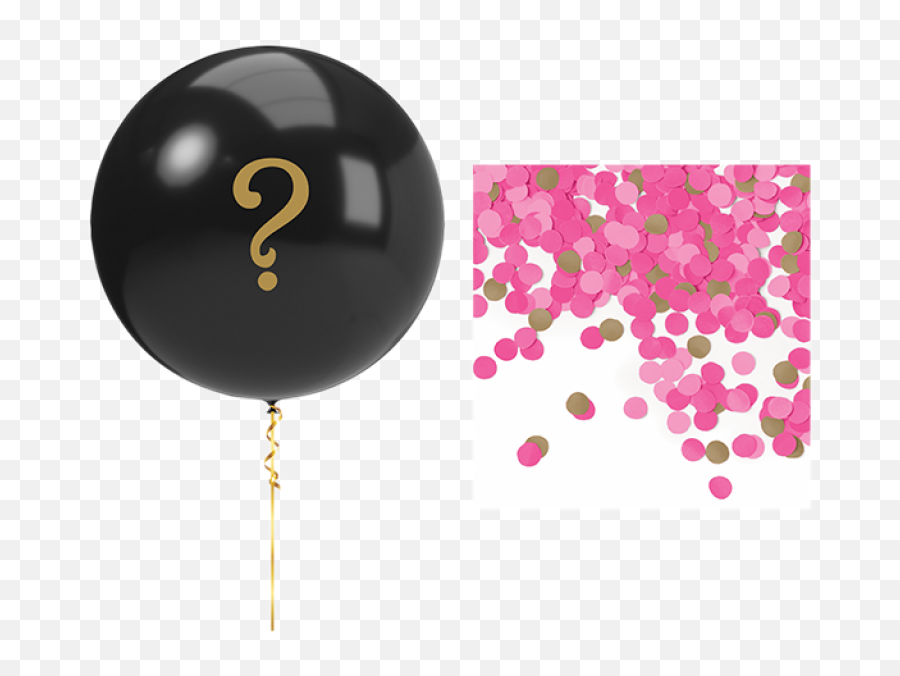 Gender Reveal Balloons Pink Balloon Kit - Gender Reveal Balloons Emoji,Latex Emoticons