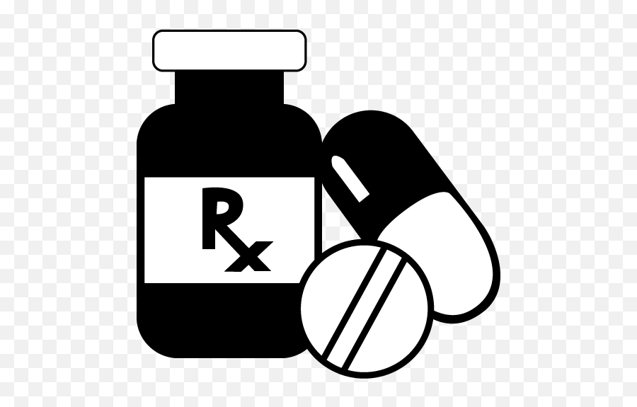 Pill Clipart Black And White Pill - Drugs Clipart Black And White Emoji,Drug Emoji