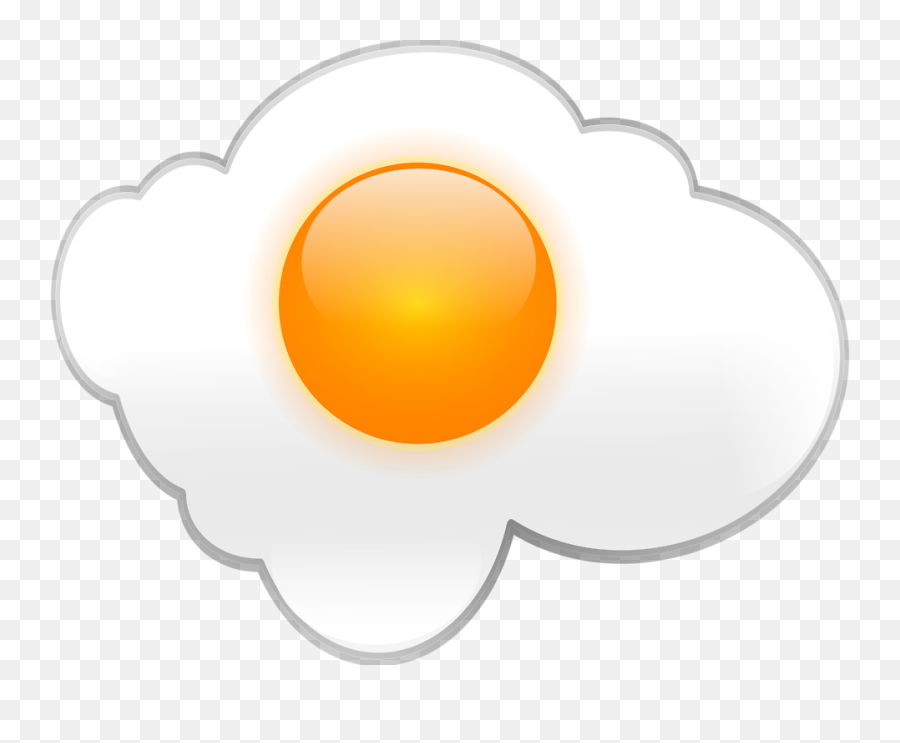 Free Yolk Egg Vectors - Desenho De Clara De Ovo Emoji,Pan Egg Egg Emoji