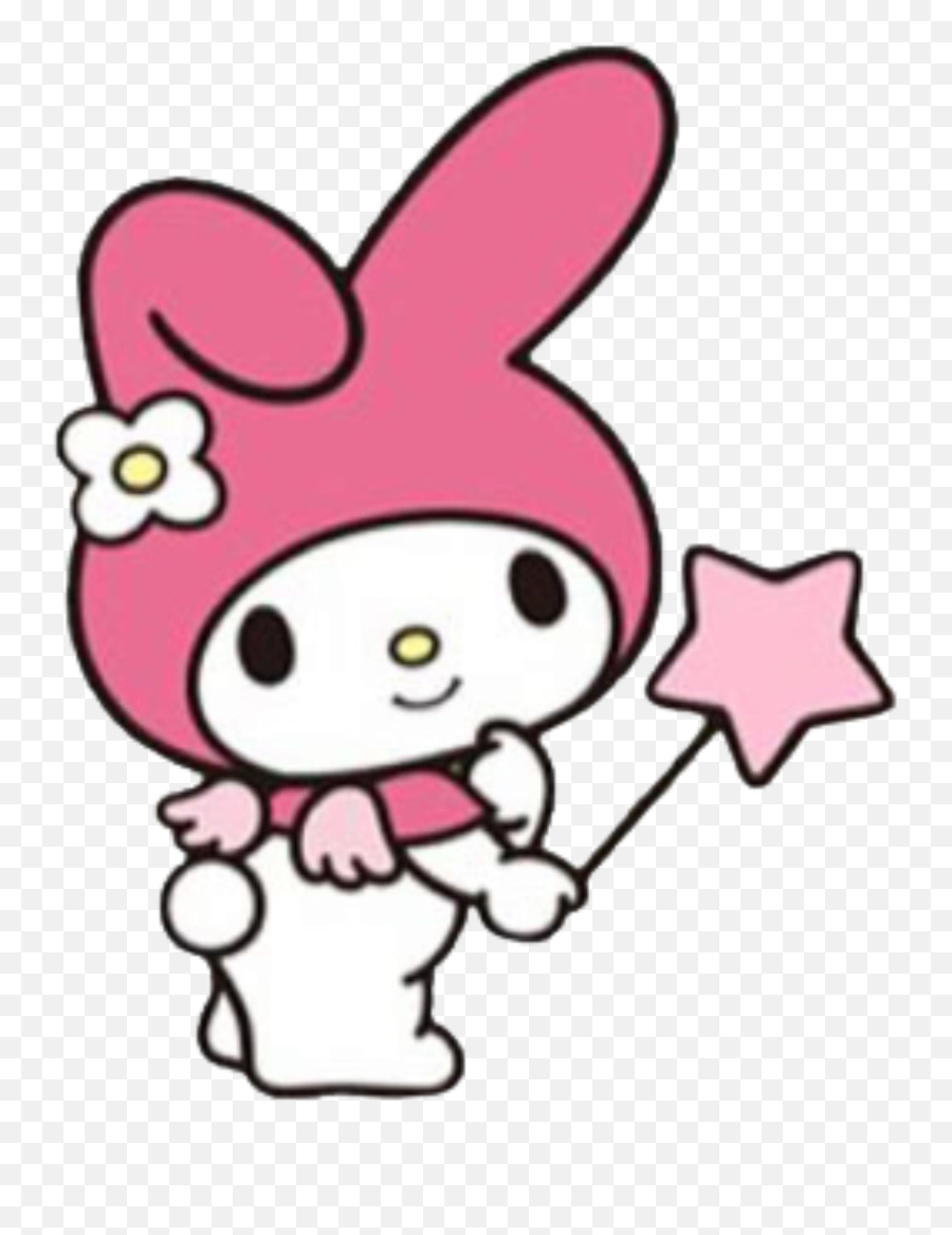 Mymelody Sanrio Angel Sticker By Angel Cat Sugar Hello - My Melody Con Pajarito Emoji,Angel Cat Emoji