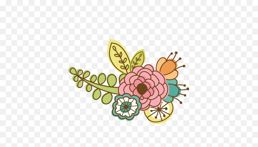 Flower Doodle Png Flower Doodle Png Transparent Free For - Cute Flower Doodle Clipart Emoji,Flowe Emoji