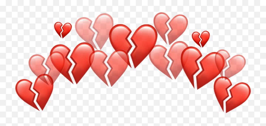 Discover Trending Brokenheart Stickers Picsart - Broken Heart Crown Png Emoji,Broken Heart Emoticon