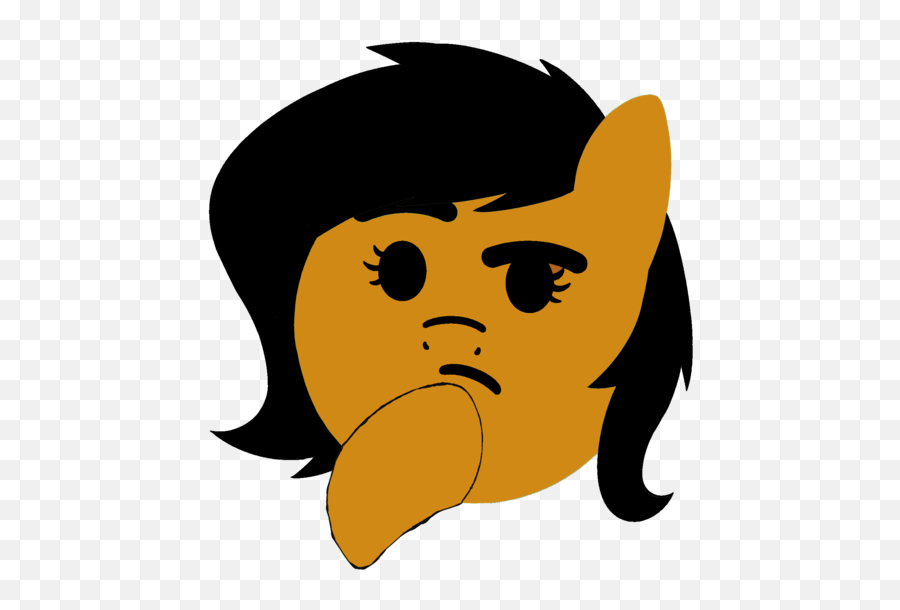 Pony Thinking Emoji Transparent Cartoon - Jingfm Animated Thinking Emojis,Thinking Face Emoji